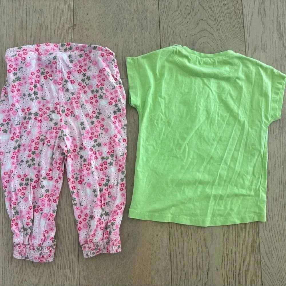 Polarn O. Pyret matching shirt and pants size 1.5-2yr old